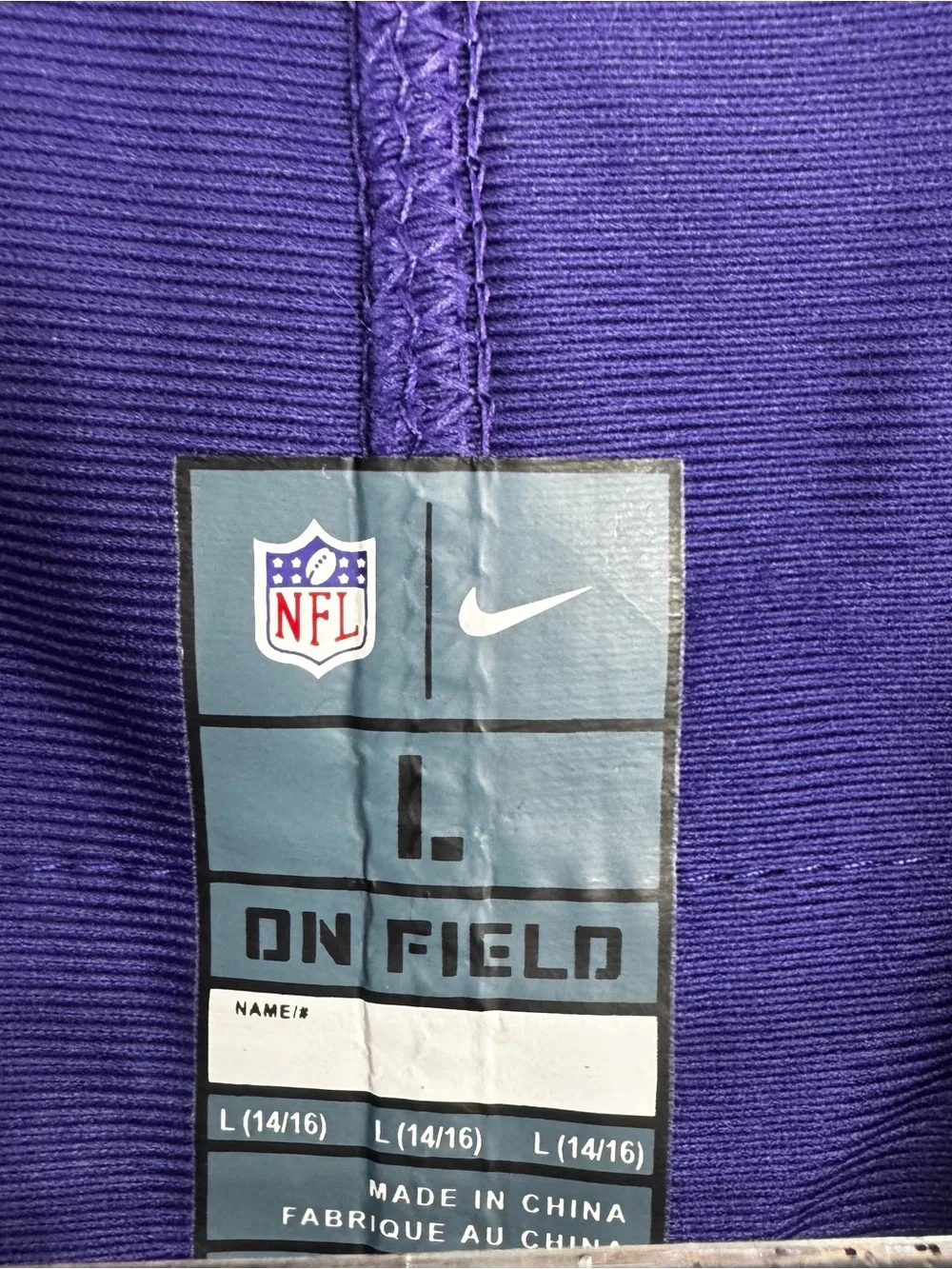NFL x NIKE | On Field NEW Baltimore Ravens Jersey Lamar Jackson 8 Kids Size L